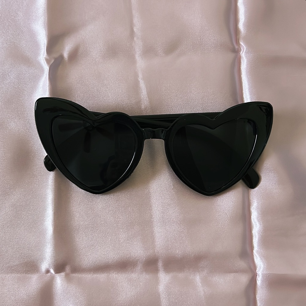 Goth heart sunglasses